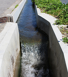 イメージ：水路の補強・止水・漏水防止